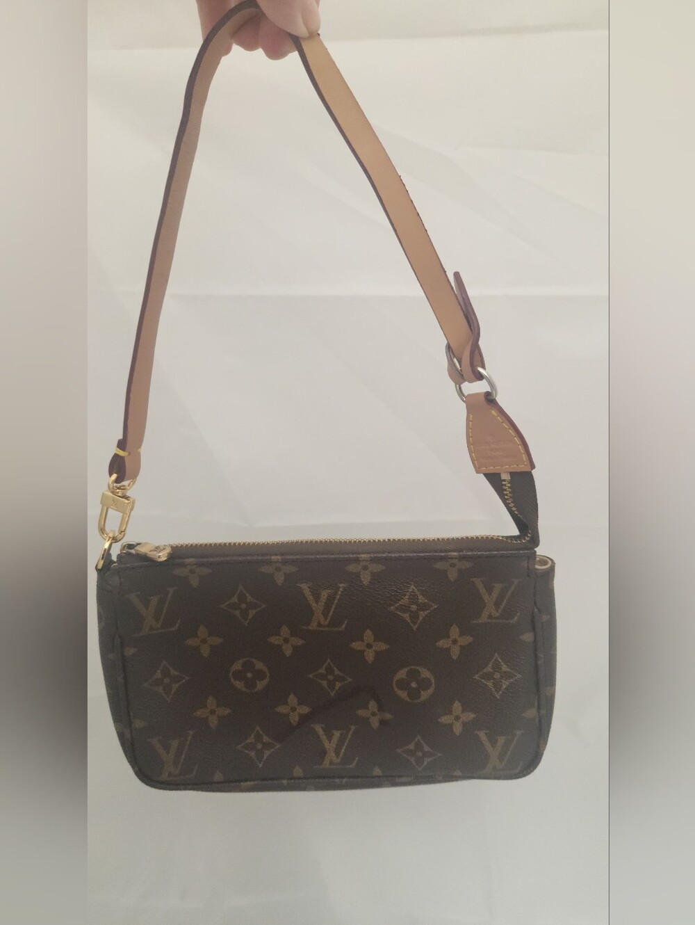 Louis Vuitton Monogram Mini Shoulder Pochette in Brown
